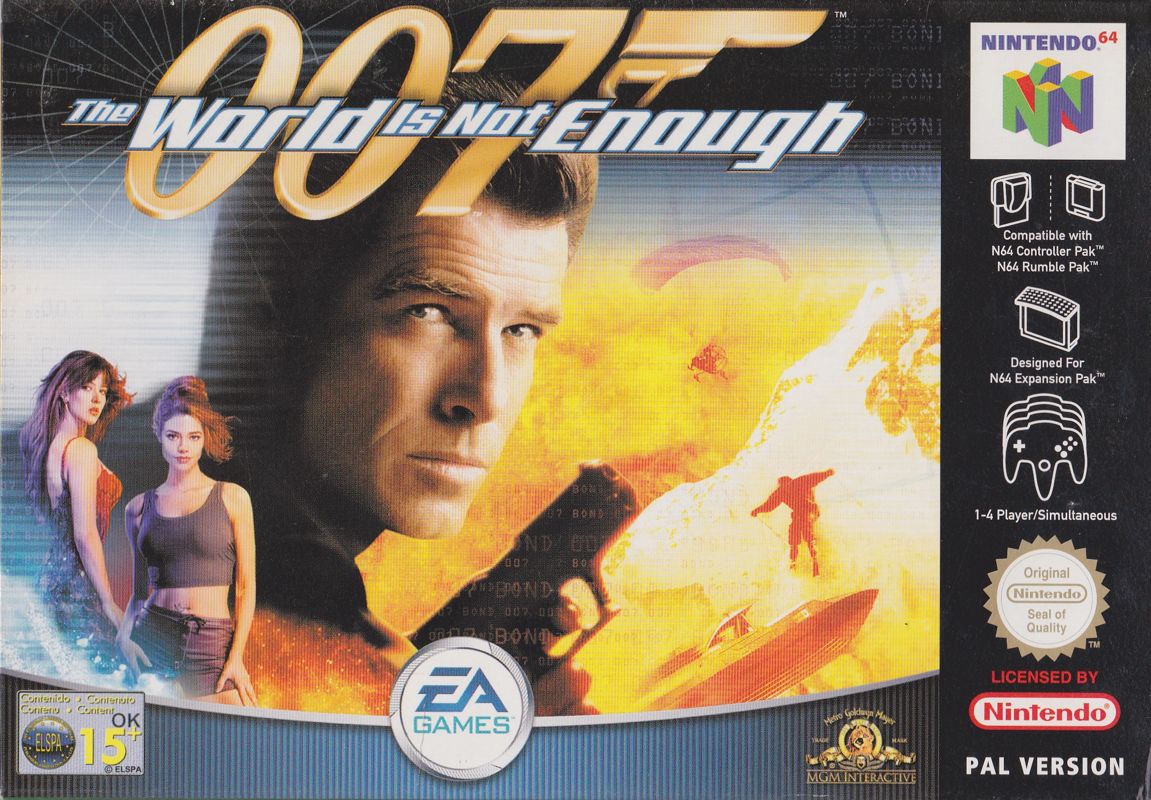 Front Cover for 007: The World Is Not Enough (Nintendo 64)