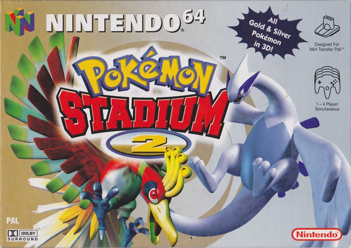 Front Cover for Pokémon Stadium 2 (Nintendo 64)