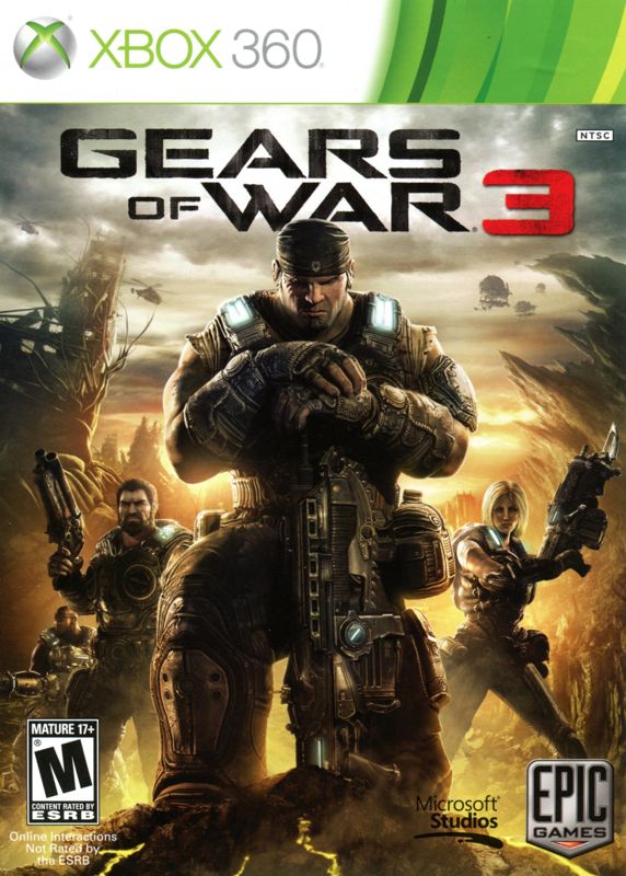 Front Cover for Gears of War 3 (Xbox 360)