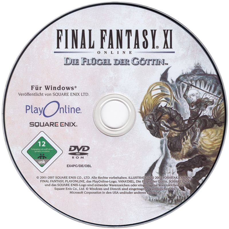 Media for Final Fantasy XI Online: Wings of the Goddess (Windows)