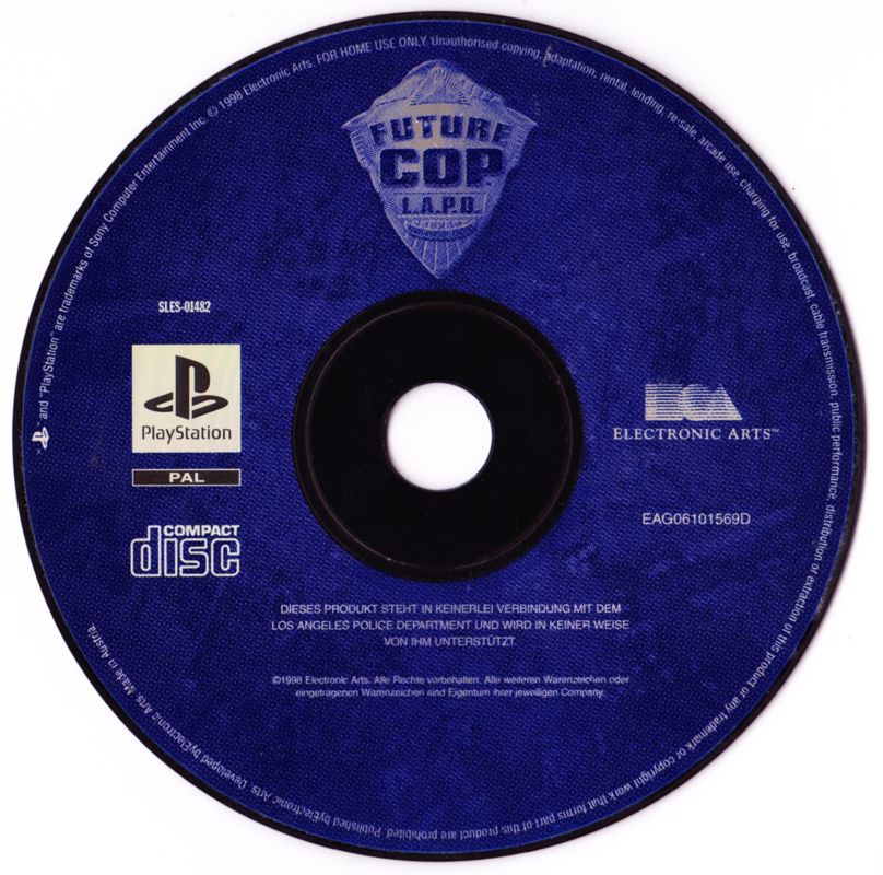 Media for Future Cop: L.A.P.D. (PlayStation)