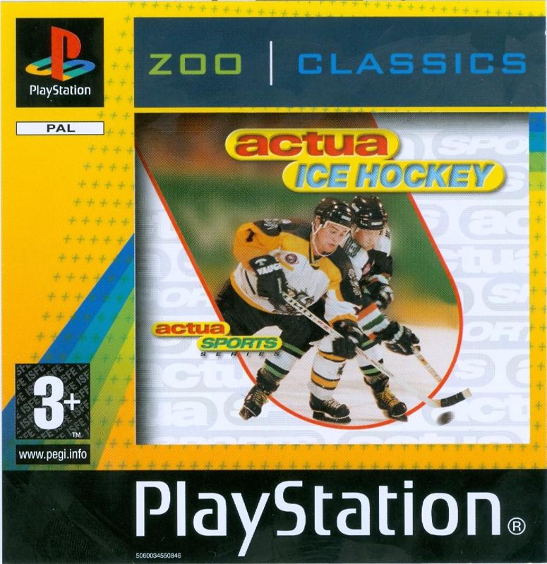 Front Cover for Actua Ice Hockey (PlayStation) (Zoo Classics release)