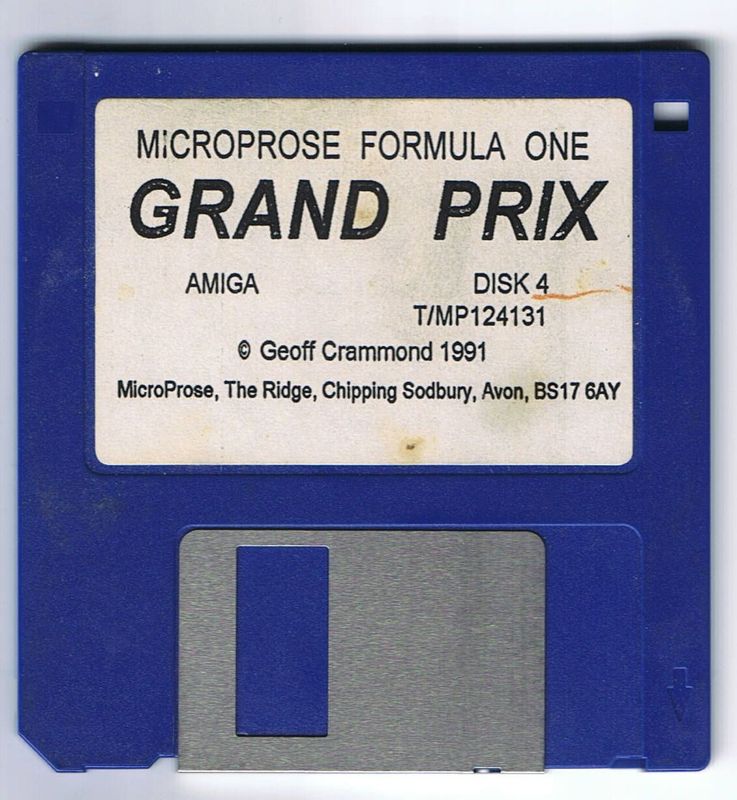 Media for World Circuit (Amiga): Disk 4/4