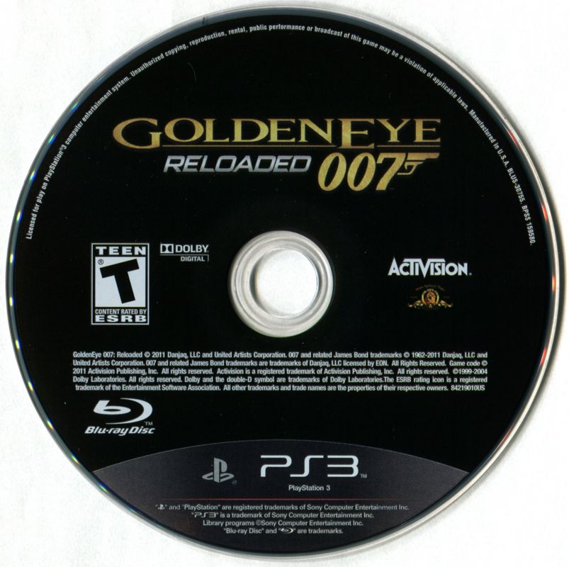 Media for GoldenEye 007: Reloaded (PlayStation 3)