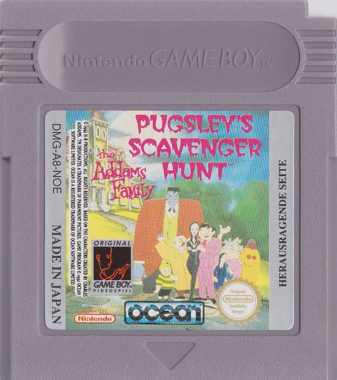 Media for The Addams Family: Pugsley's Scavenger Hunt (Game Boy)