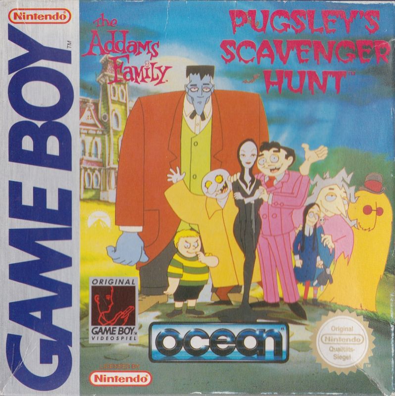 Front Cover for The Addams Family: Pugsley's Scavenger Hunt (Game Boy)