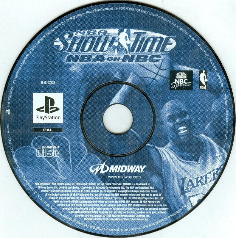 Media for NBA Showtime: NBA on NBC (PlayStation) (Midway Classics re-release)