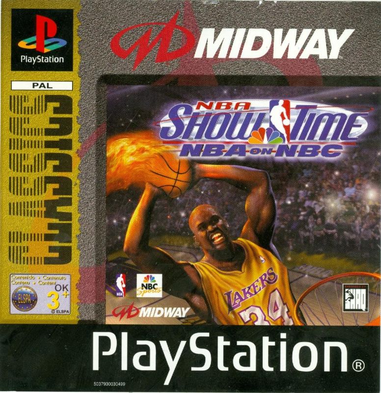 Front Cover for NBA Showtime: NBA on NBC (PlayStation) (Midway Classics re-release)