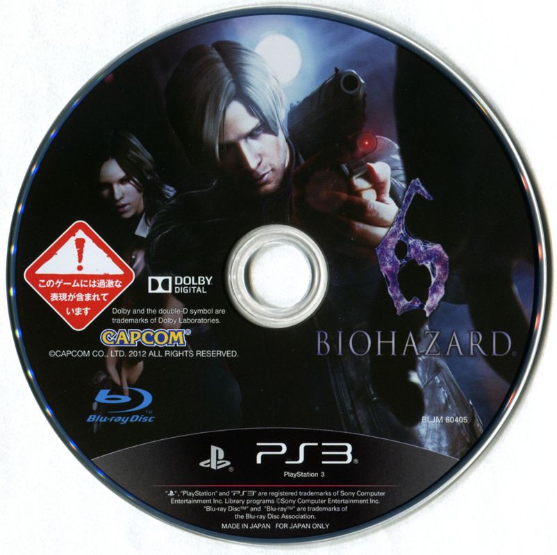 Media for Resident Evil 6 (PlayStation 3)