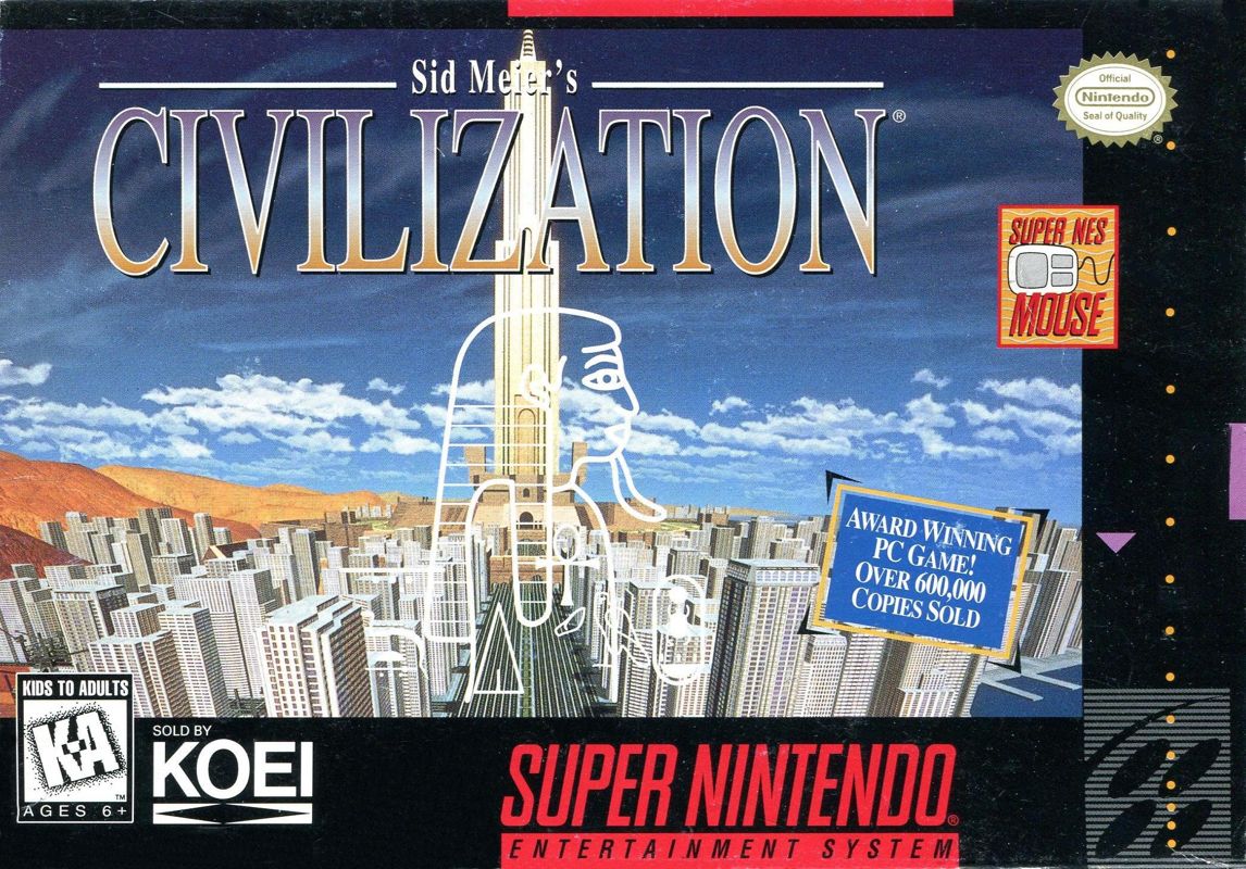 Sid Meier's Civilization Cover Or Packaging Material - MobyGames