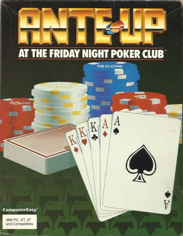 Front Cover for Ante-Up at The Friday Night Poker Club (DOS) (5.25" Release)