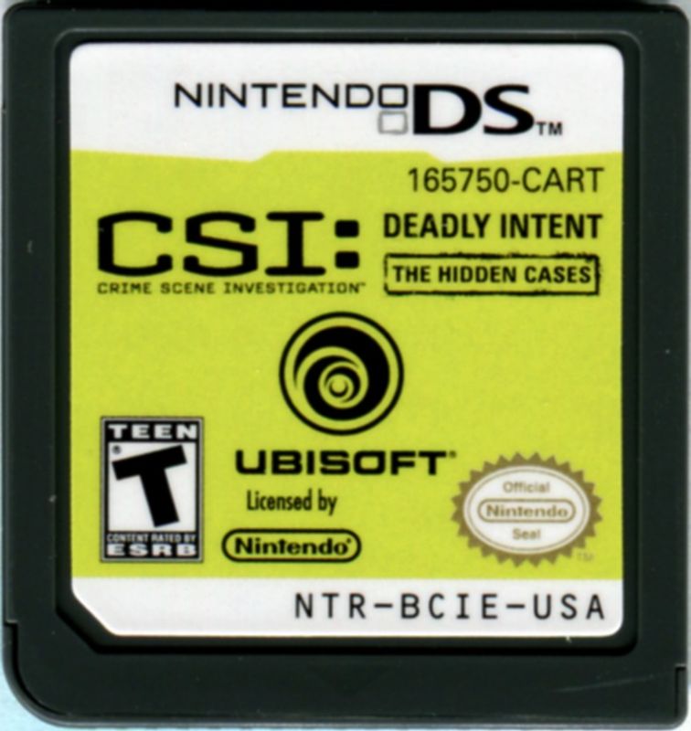 Media for CSI: Crime Scene Investigation - Deadly Intent: The Hidden Cases (Nintendo DS)