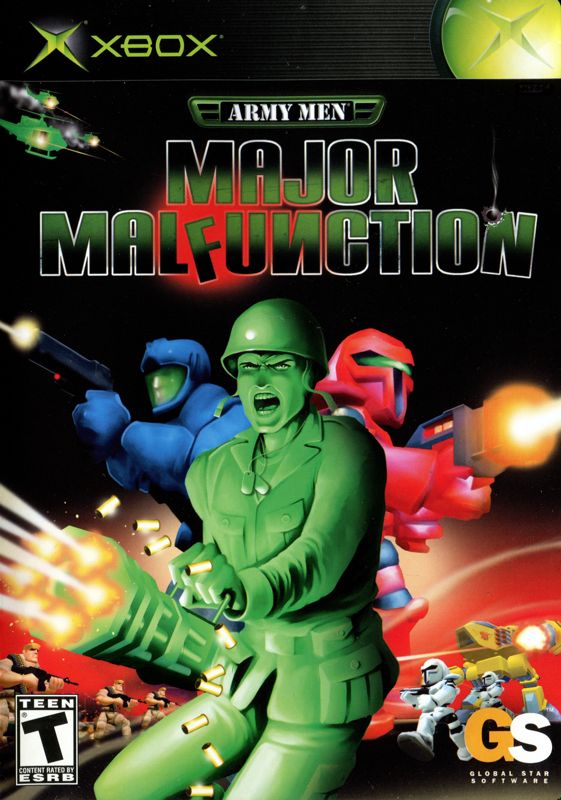 Front Cover for Army Men: Major Malfunction (Xbox)
