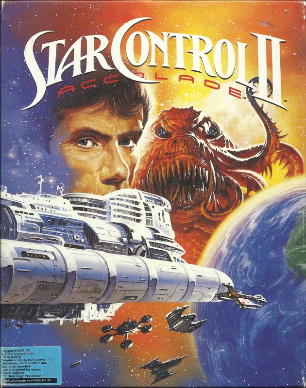 Front Cover for Star Control II (DOS) (5.25" disk release)