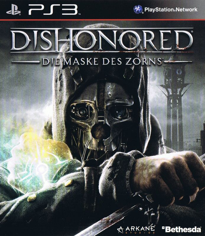 Inside Cover for Dishonored (PlayStation 3): Front of Flip-Cover without USK Logo