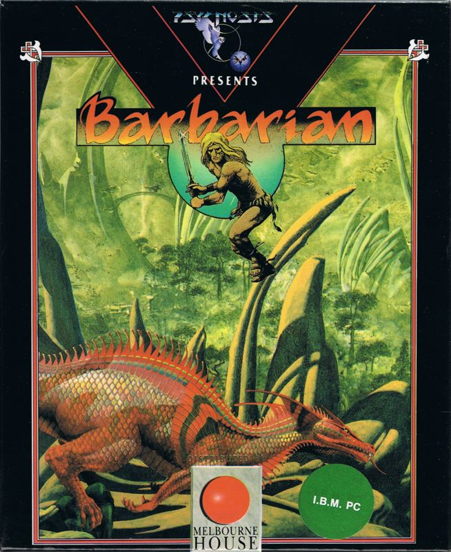 Front Cover for Barbarian (DOS)