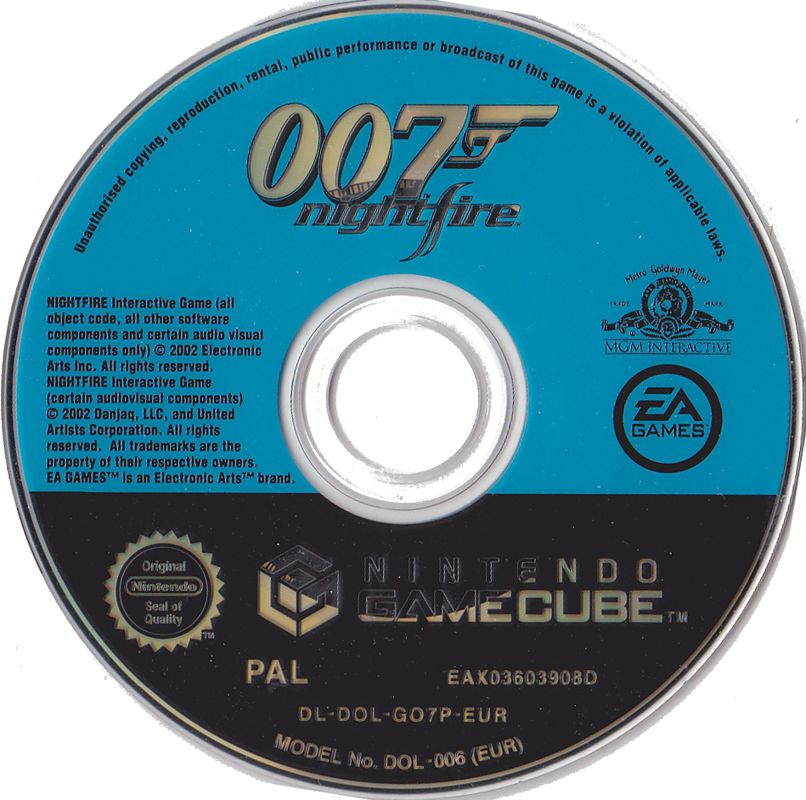 Media for 007: Nightfire (GameCube) (Player's Choice release)