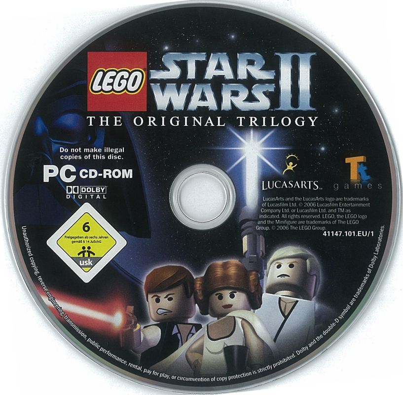 Media for LEGO Star Wars II: The Original Trilogy (Windows) ("Games for Windows" Release)