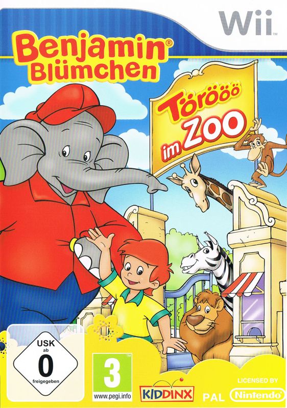Front Cover for Benjamin Blümchen: Törööö im Zoo (Wii)
