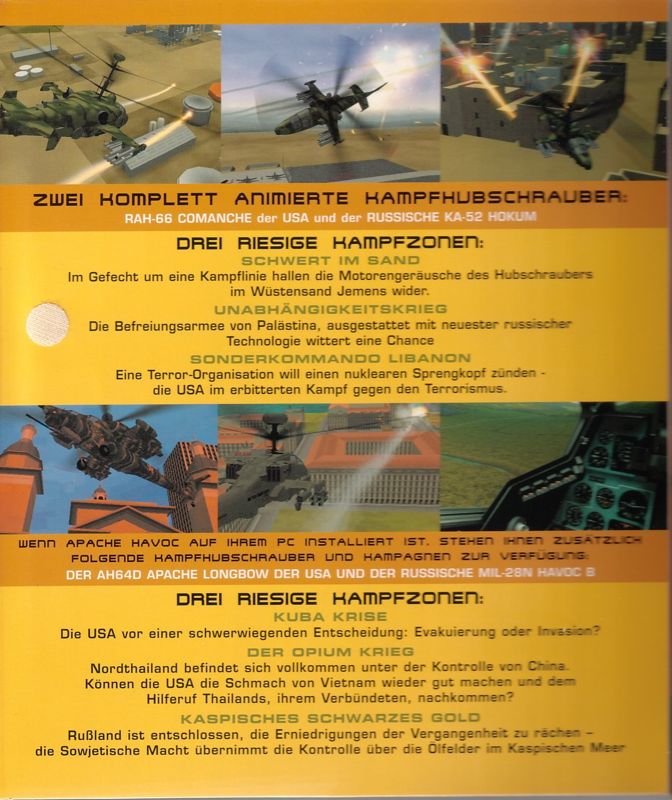 Inside Cover for Enemy Engaged: RAH-66 Comanche versus Ka-52 Hokum (Windows) (HammerPreis! release): Left Flap