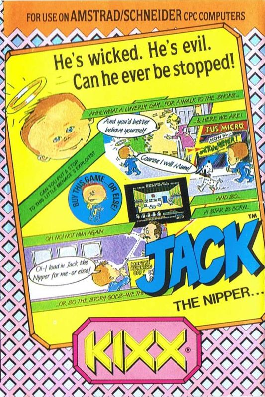 Front Cover for Jack the Nipper (Amstrad CPC) (Kixx release)
