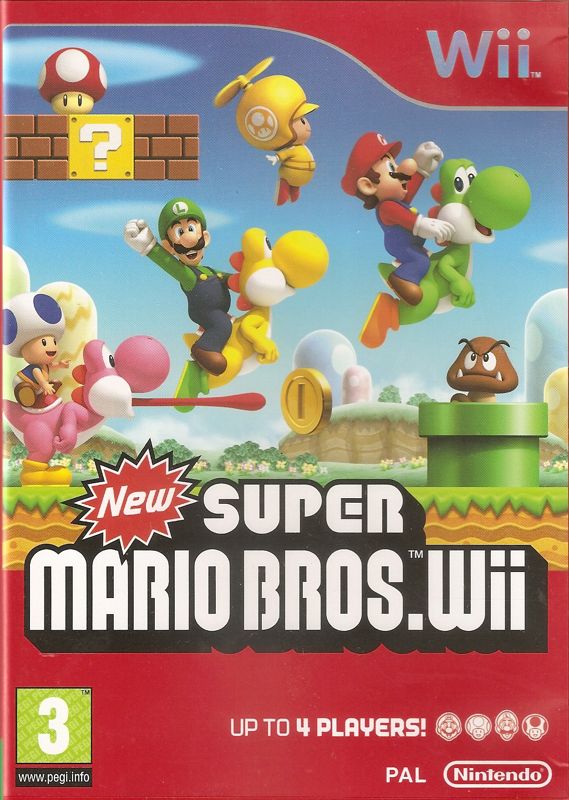 Front Cover for New Super Mario Bros. Wii (Wii)