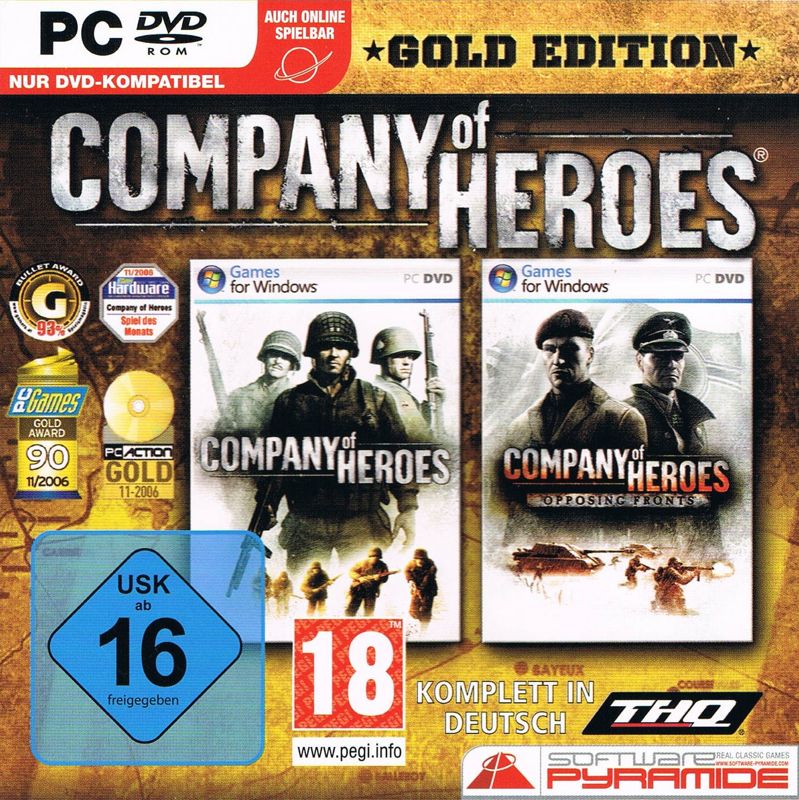 Other for Company of Heroes: Gold Edition (Windows) (Software Pyramide release): Jewel Case - Front