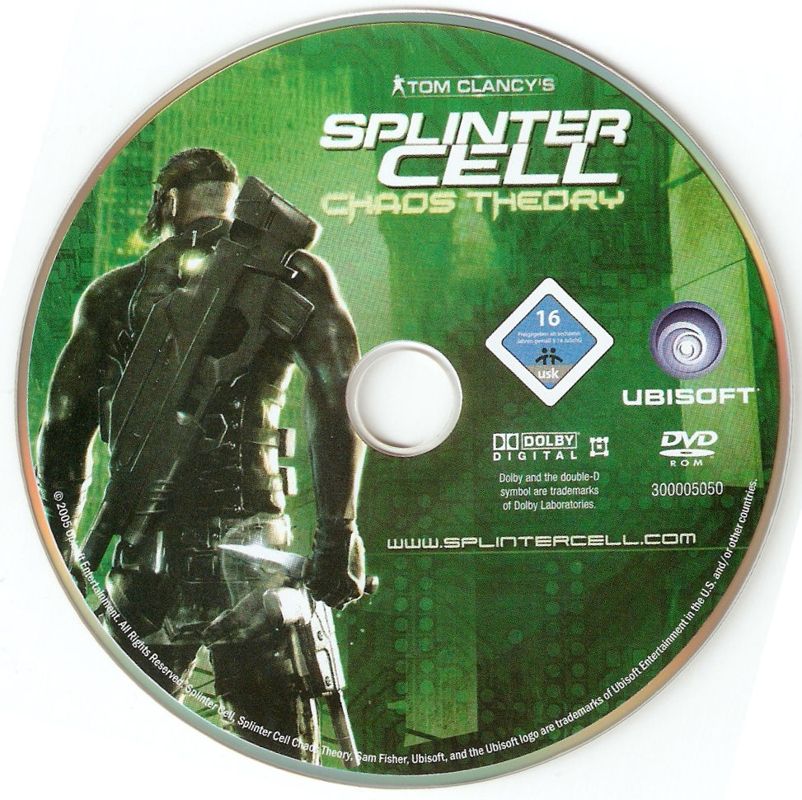Media for Tom Clancy's Splinter Cell Trilogy (Windows) (Ubisoft Exclusive release): <i>Tom Clancy's Splinter Cell: Chaos Theory</i> disc