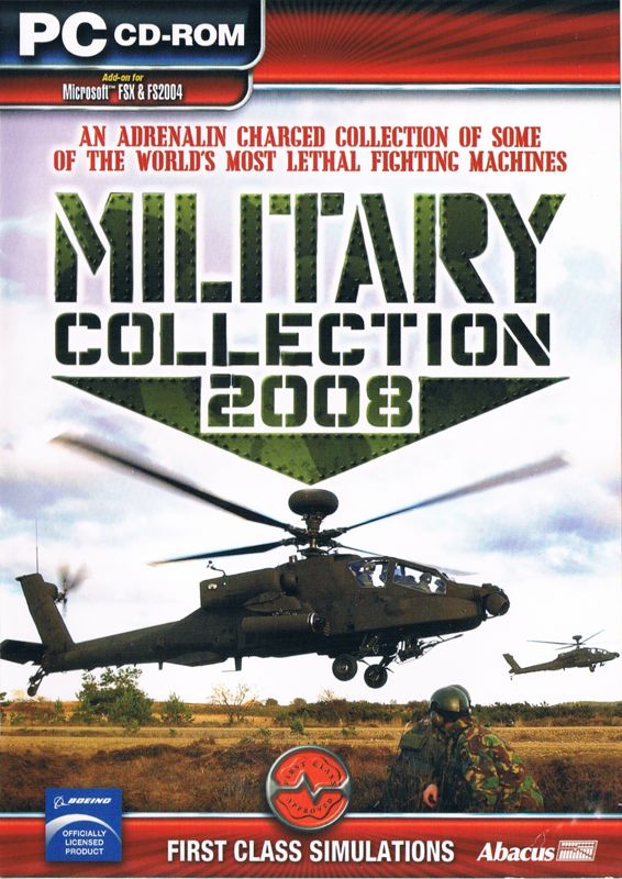 Front Cover for Military Collection 2008 (Windows) (Cover in English on one side, in German on the other.): UK