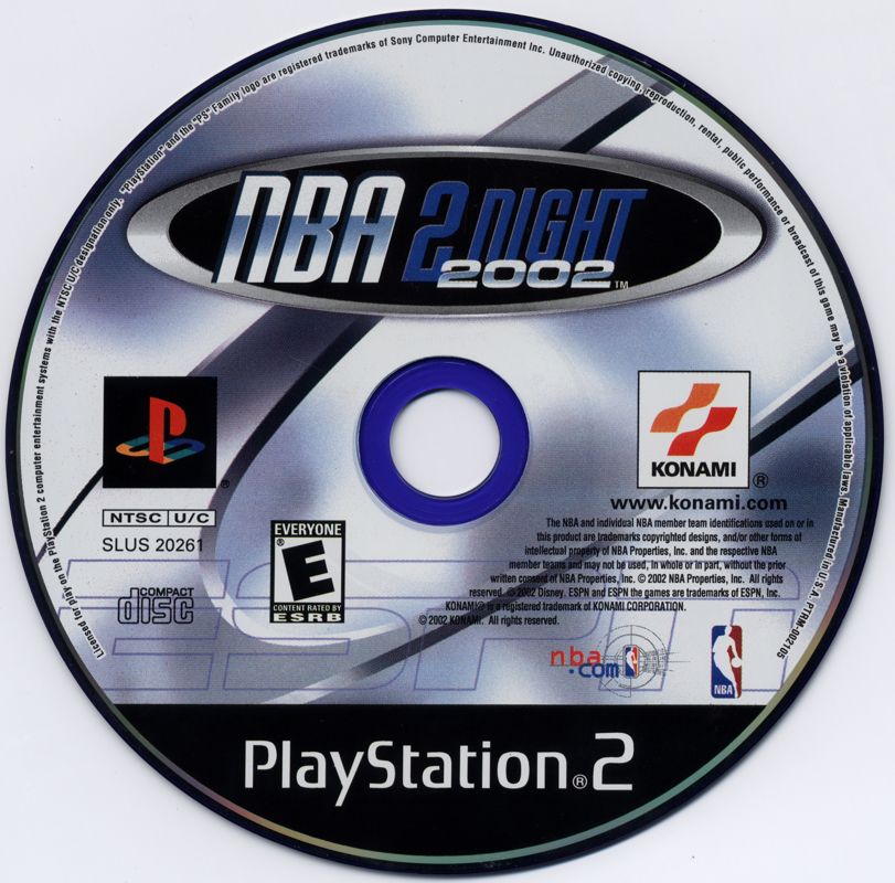 Media for ESPN NBA 2Night 2002 (PlayStation 2)