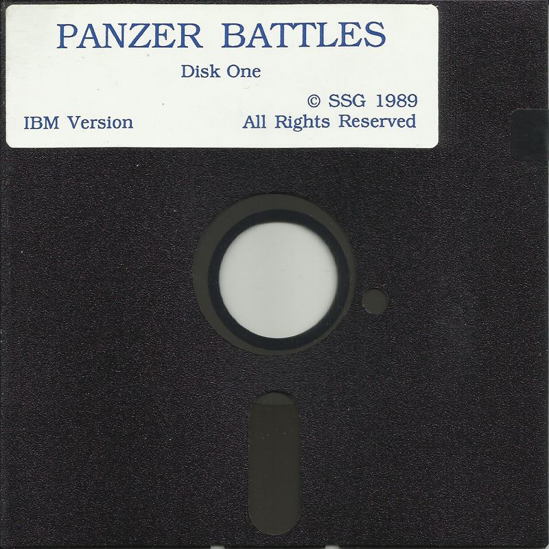 Media for Panzer Battles (DOS) (5.25" Floppy Disk release): Disk One