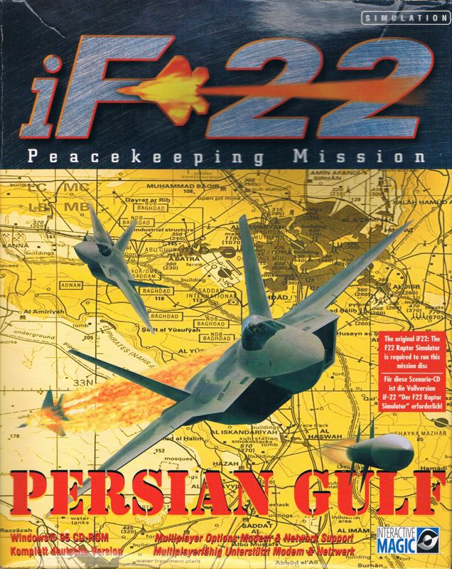 Front Cover for iF-22: Peacekeeping Mission - Persian Gulf (Windows)