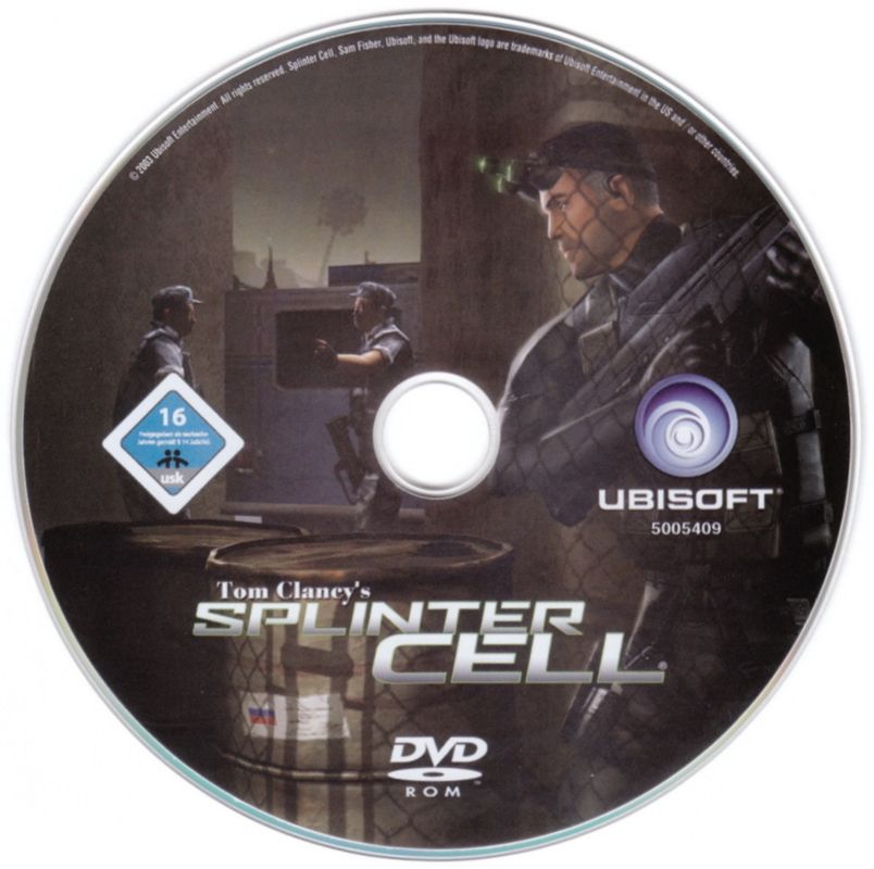 Media for Tom Clancy's Splinter Cell Trilogy (Windows) (Ubisoft eXclusive release): <i>Tom Clancy's Splinter Cell</i> disc