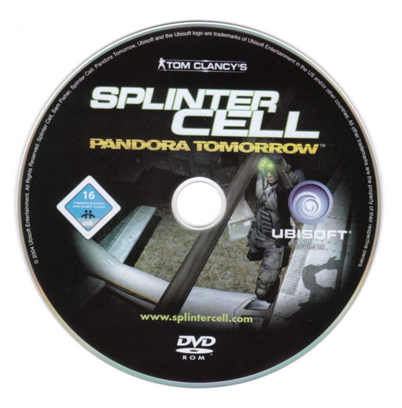 Media for Tom Clancy's Splinter Cell Trilogy (Windows) (Ubisoft eXclusive release): <i>Tom Clancy's Splinter Cell: Pandora Tomorrow</i> disc