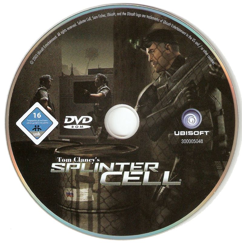 Media for Tom Clancy's Splinter Cell Trilogy (Windows) (Ubisoft Exclusive release): <i>Tom Clancy's Splinter Cell</i> disc