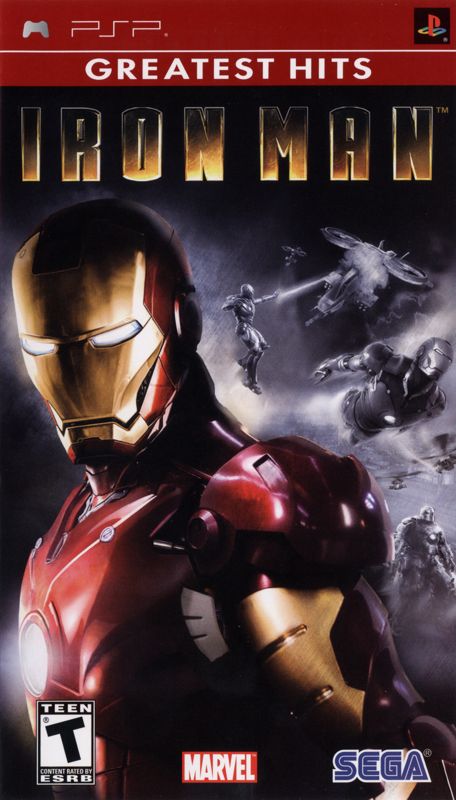 Front Cover for Iron Man (PSP) (Greatest Hits release)