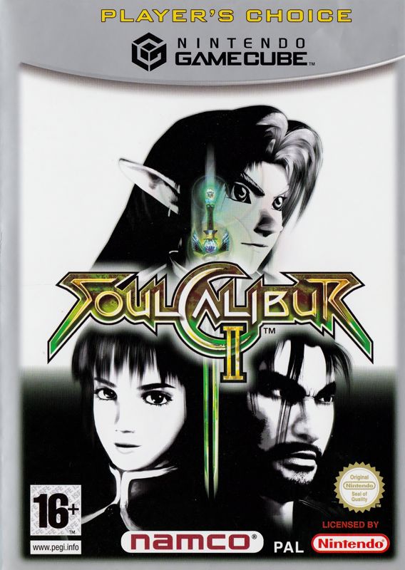 Front Cover for SoulCalibur II (GameCube) (Player's Choice release)