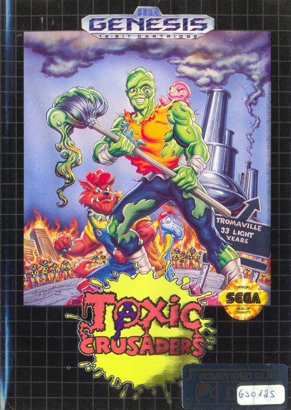 Front Cover for Toxic Crusaders (Genesis)