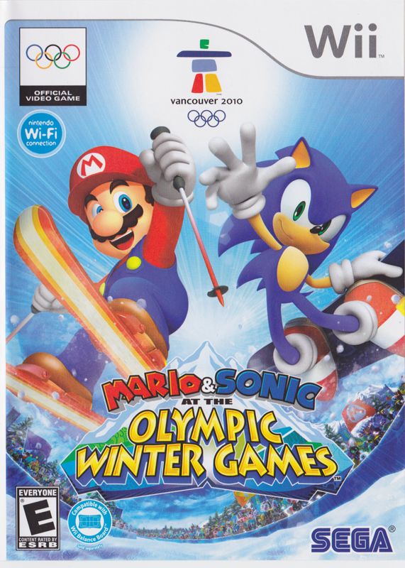 Front Cover for Mario & Sonic at the Olympic Winter Games (Wii)