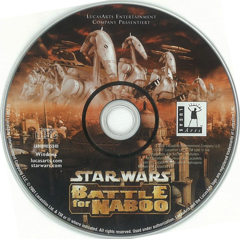 Media for Star Wars: Episode I - Battle for Naboo (Windows)
