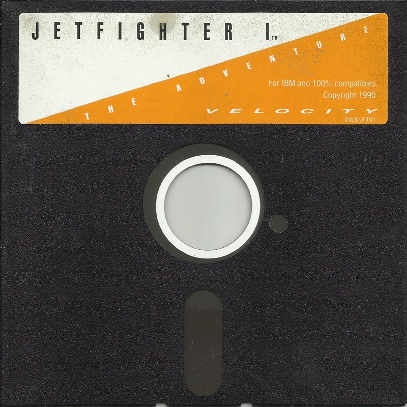Media for JetFighter: The Adventure (DOS) (5.25" Release (Re-released in 1990) ): 5.25" Disk (1/1)