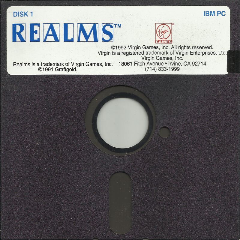 Media for Realms (DOS) (5.25" Release): Disk (1/2)