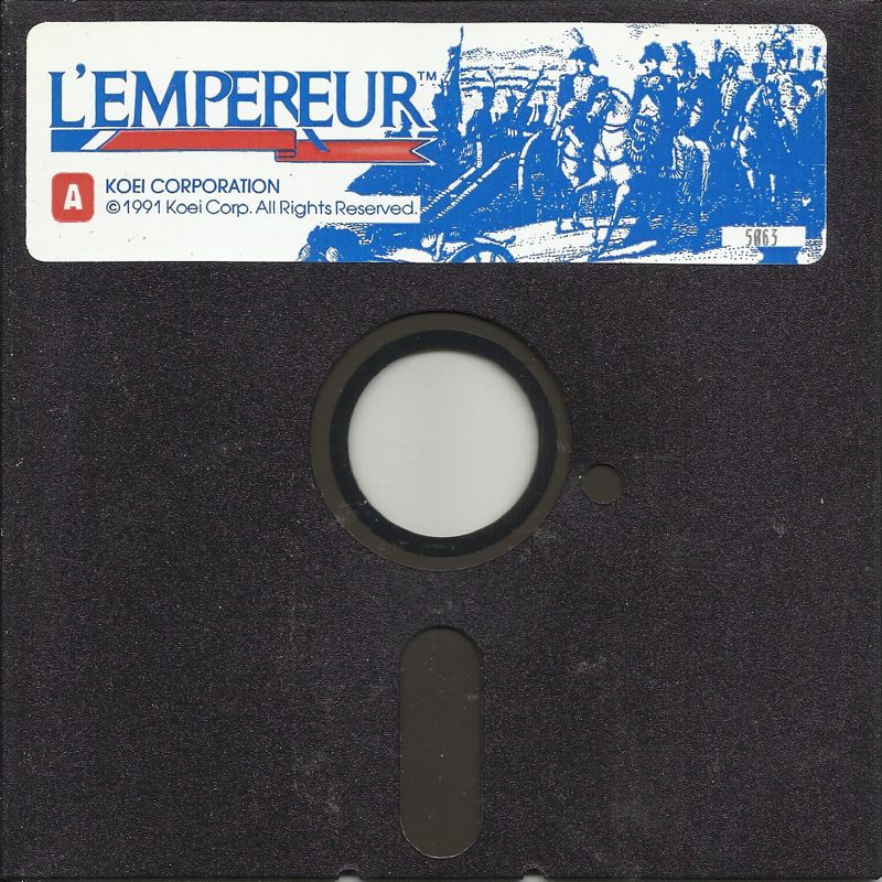 Media for L'Empereur (DOS): 5.25" Disk (1/4)