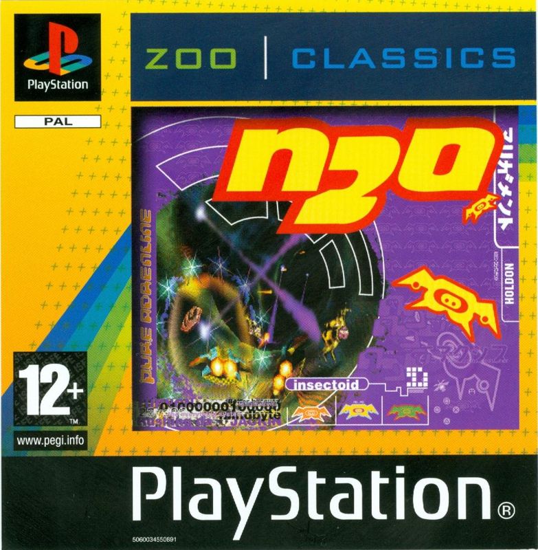 Front Cover for N2O Nitrous Oxide (PlayStation) (Zoo Classics release)