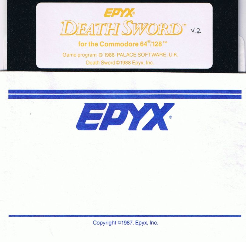 Media for Death Sword (Commodore 64)
