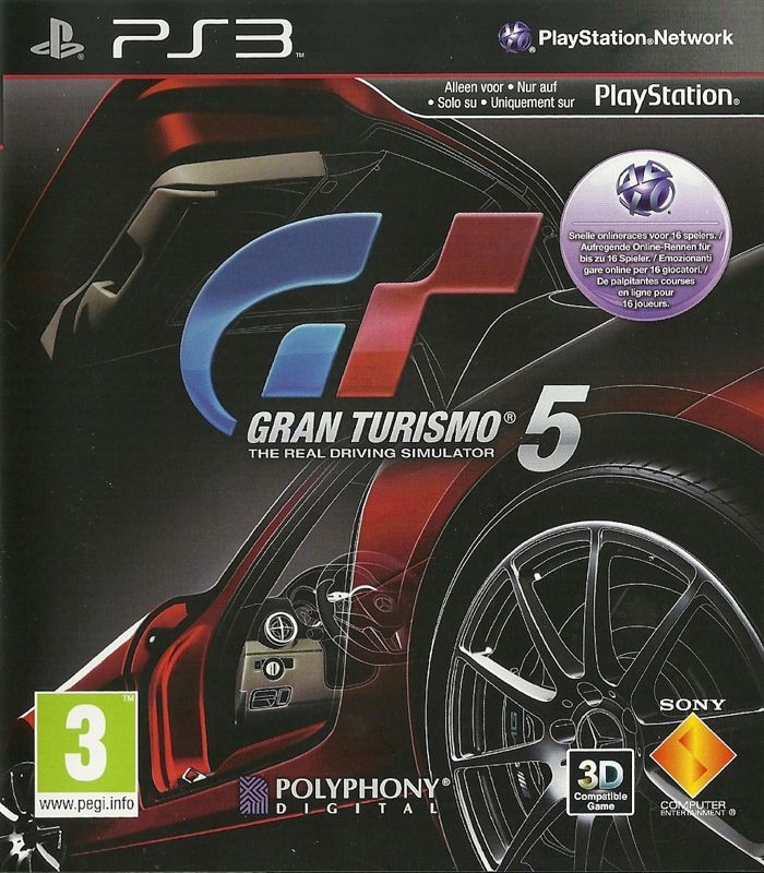 Front Cover for Gran Turismo 5 (PlayStation 3)