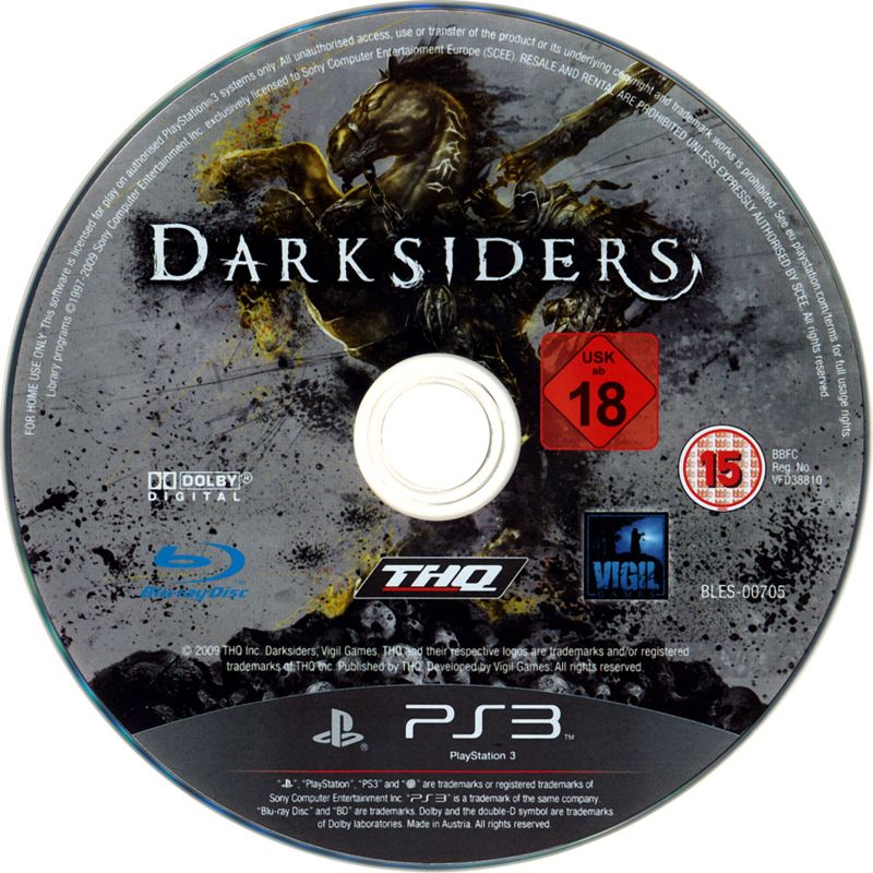 Media for Darksiders (PlayStation 3)