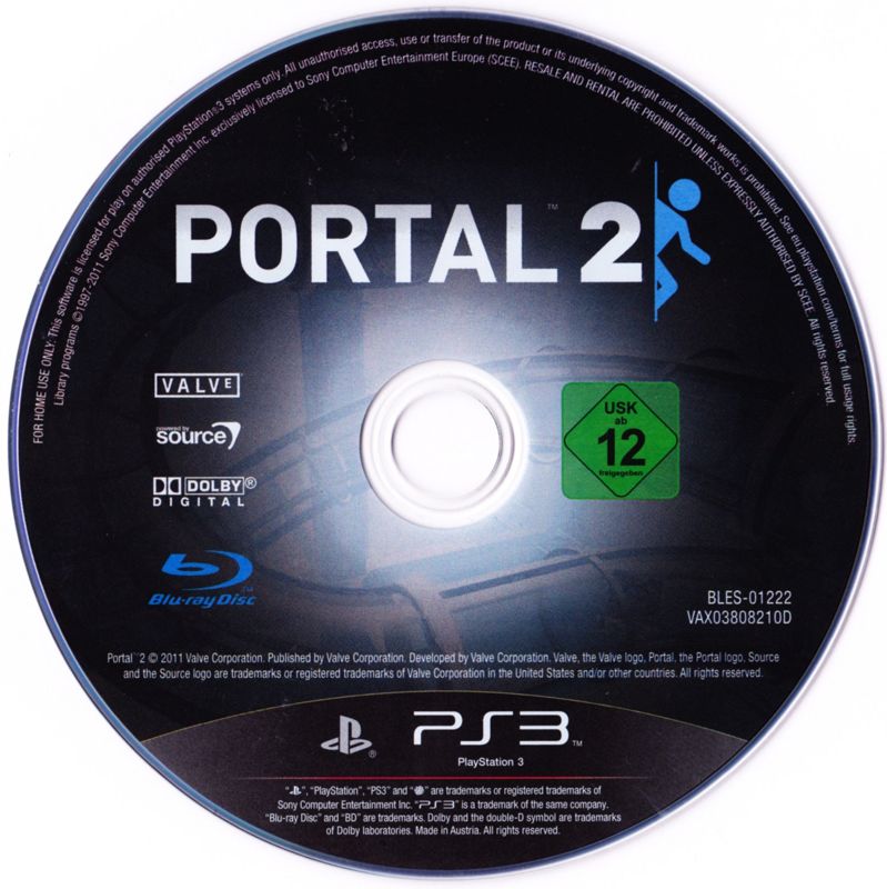 Media for Portal 2 (PlayStation 3)
