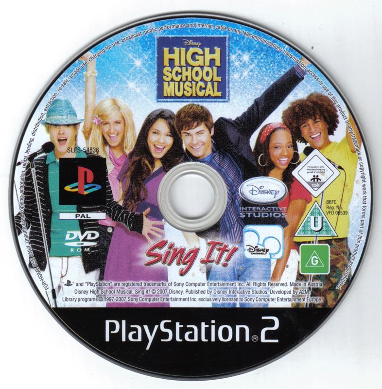 Media for High School Musical: Sing It! (PlayStation 2)