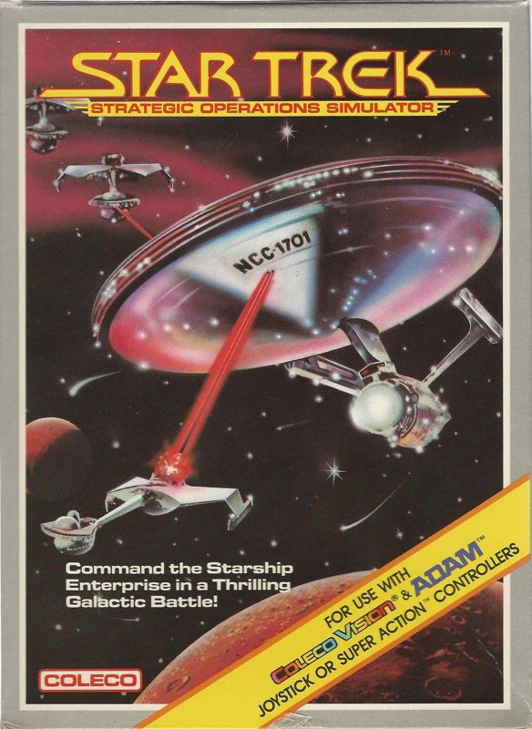 Front Cover for Star Trek: Strategic Operations Simulator (ColecoVision)